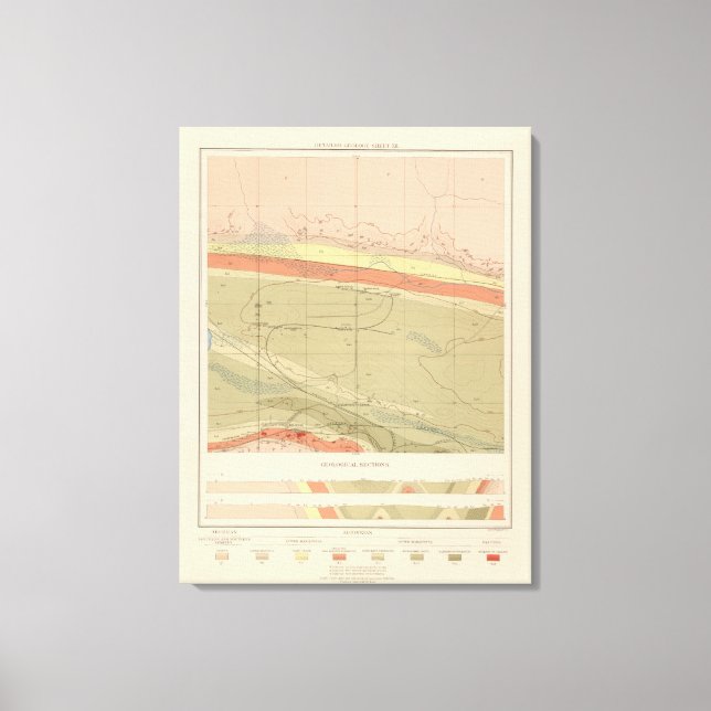 Lienzo Hoja de Geología Detallada XII (Anverso)