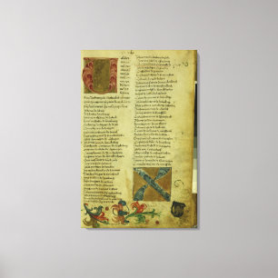 Lienzo Hoja de la inscripción de Martin Luther