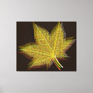 Lienzo Hoja de otoño nº 3