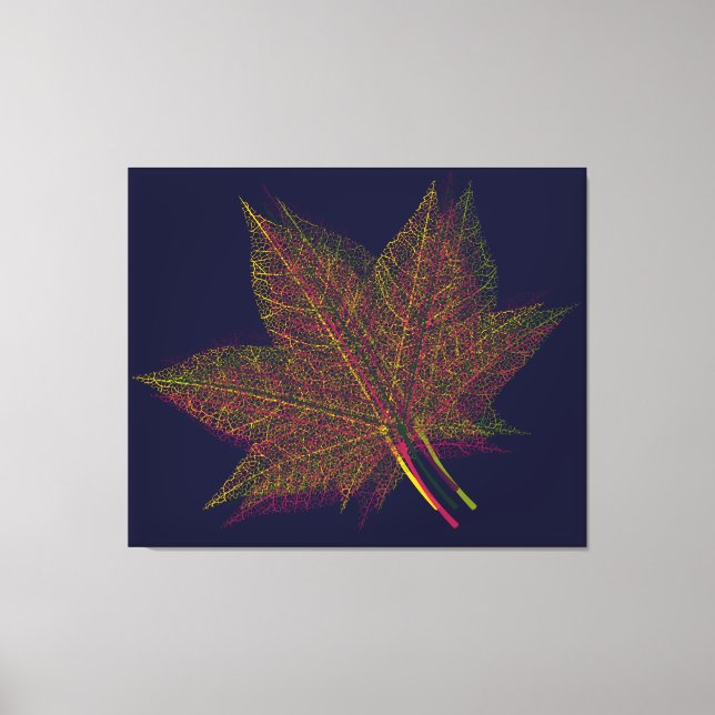 Lienzo Hoja de otoño n° 3 (Anverso)