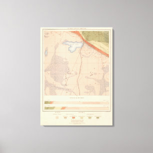 Lienzo Hoja detallada XIII de la geología