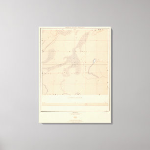 Lienzo Hoja detallada XVII de la geología