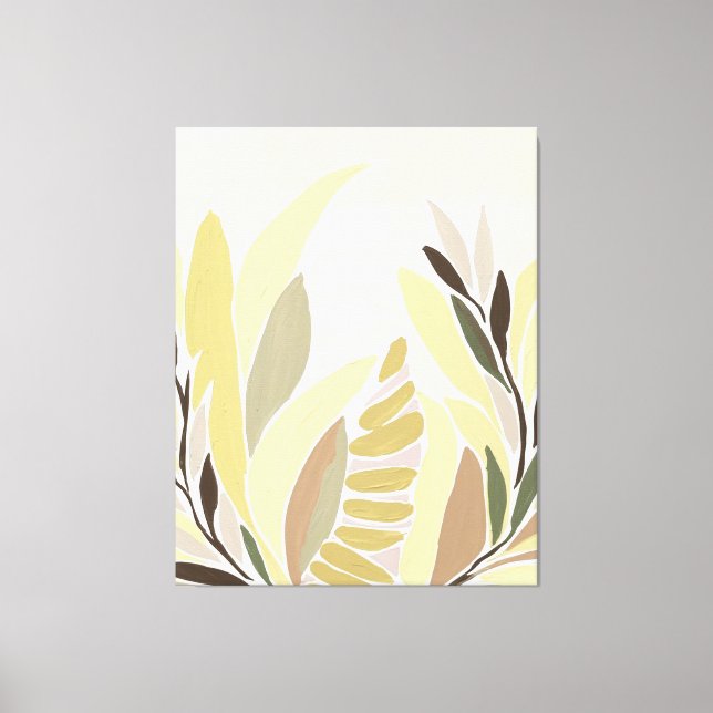 Lienzo Hojas amarillas (Anverso)