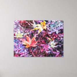 Lienzo Hojas caídas