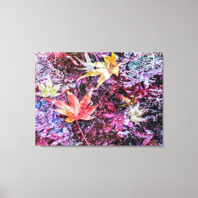 Lienzo Hojas caídas (Anverso)