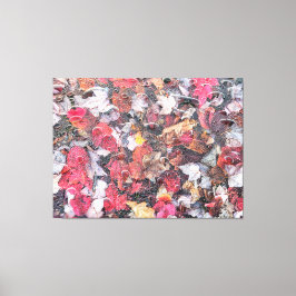 Lienzo Hojas caídas