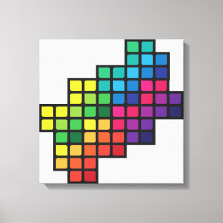 Lienzo Hojas coloridas