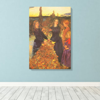 Lienzo Hojas de otoño por Sir John Everett Millais