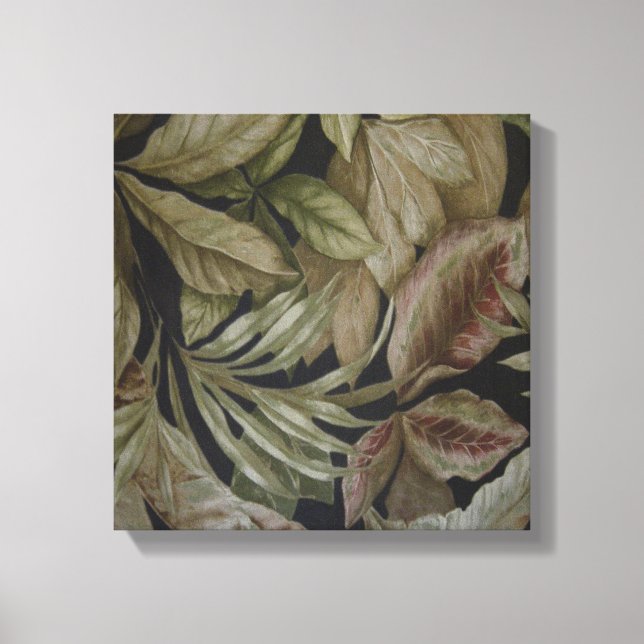 LIENZO HOJAS DE PALMA TROPICAL (Anverso)