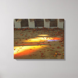 Lienzo Hojas de tabernáculo y luz - Viñedo de Martha