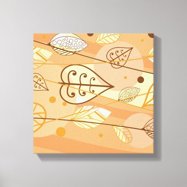 Lienzo Hojas de tela Art-Otumn (Anverso)