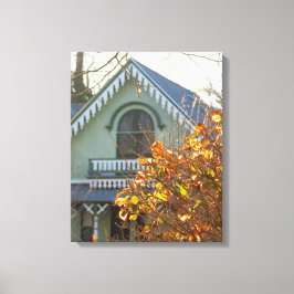 Lienzo Hojas doradas y pan de jengibre - Viñedo de Martha