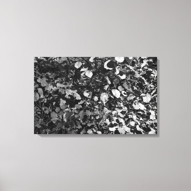 Lienzo Hojas soleadas (Anverso)