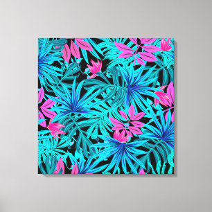 Lienzo Hojas tropicales