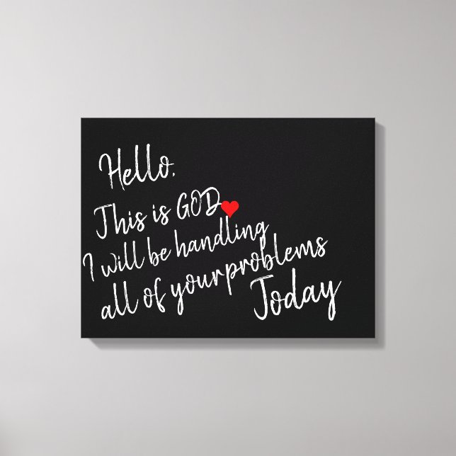 Lienzo Hola (Anverso)