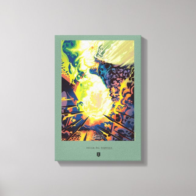 Lienzo Hola, Gran Hermano (Anverso)