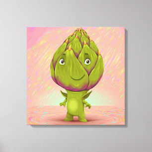 Lienzo Hola Mi Nombre Es Artichoke