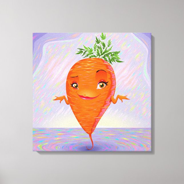 Lienzo Hola Mi Nombre Es Zanahoria (Anverso)