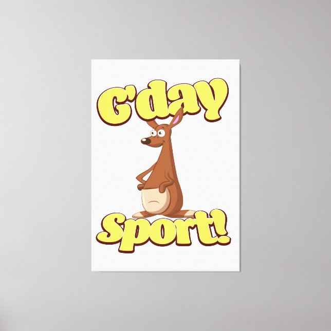 Lienzo Hola Sport (Anverso)