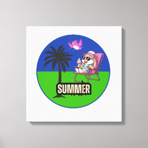 Lienzo Hola verano