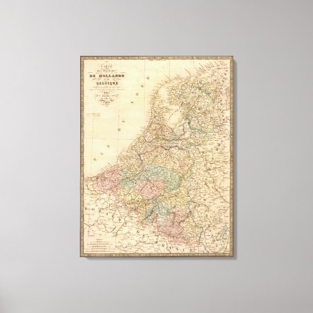 Lienzo Holanda, Bélgica (Anverso)