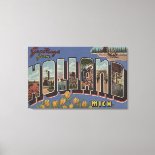 Lienzo Holanda, Michigan - escenas grandes 2 de la letra
