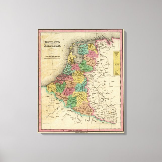 Lienzo Holanda Y Bélgica (Anverso)