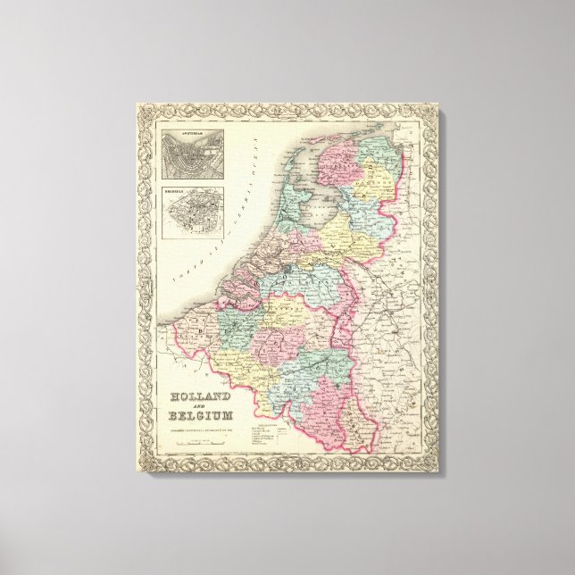 Lienzo Holanda y Bélgica 3 (Anverso)