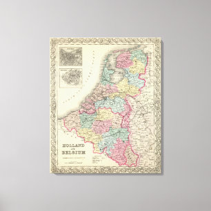 Lienzo Holanda y Bélgica 3