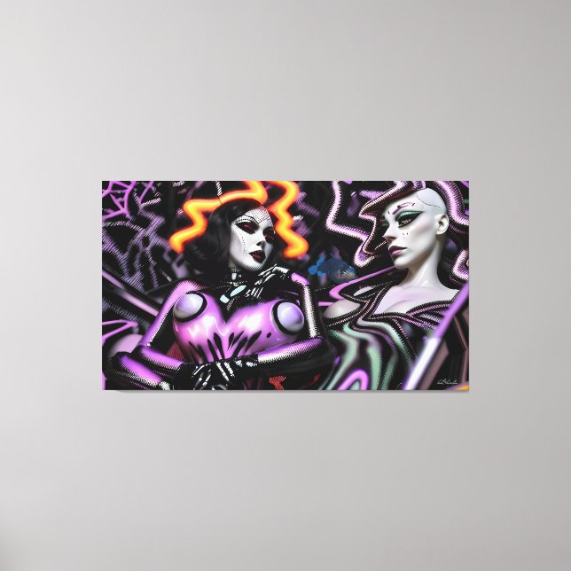 Lienzo Holding In the Dignity (Anverso)