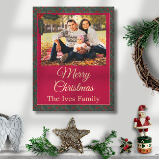 Lienzo Holly Berries Christmas