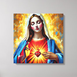 Lienzo Holly Mary Maria Madonna Mariana Virgin Mary