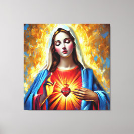 Lienzo Holly Mary Maria Madonna Mariana Virgin Mary