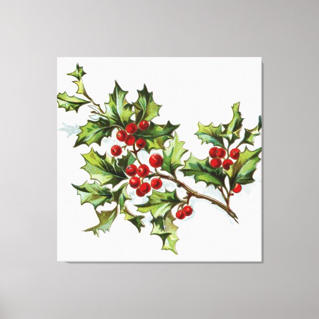 Lienzo HollyBerries 002 (Anverso)