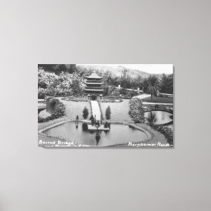 Lienzo Hollywood, CA Bernheimer Hogar en Jardín Japonés