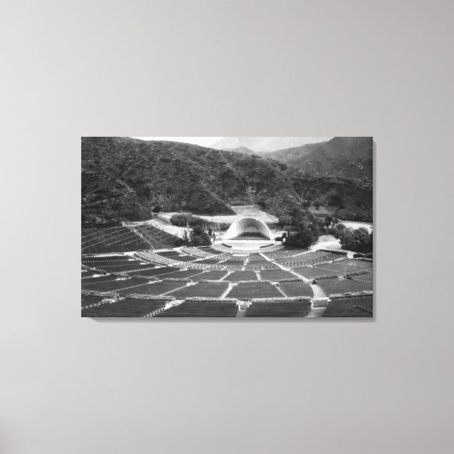 Lienzo Hollywood, California Hollywood Bowl View (Anverso)