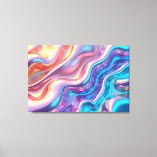 Lienzo Holographic Pulse – 36"x24" Liquid Light (Anverso)