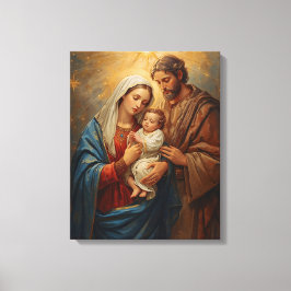 Lienzo Holy Family Christmas Canvas Art For Peaceful Home