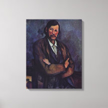 Hombre con brazos cruzados - Paul Cezanne - c1866