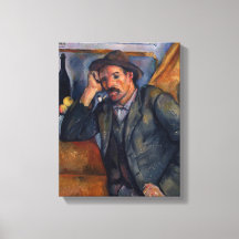 Hombre con pipa - Paul Cezanne - c1890