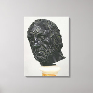 Lienzo Hombre con una nariz rota, 1865