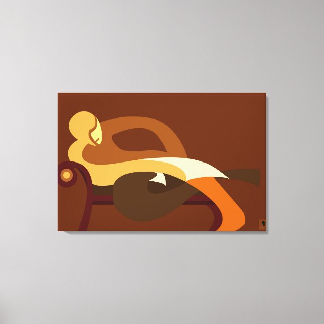 Lienzo Hombre de ocio (Anverso)