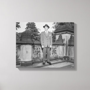 Lienzo Hombre en Gorra