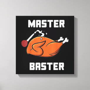 Lienzo Hombre Mujer Maestro Baster Divertido Pavo Baster 