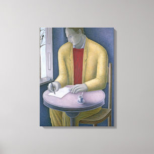 Lienzo Hombre que escribe 2004