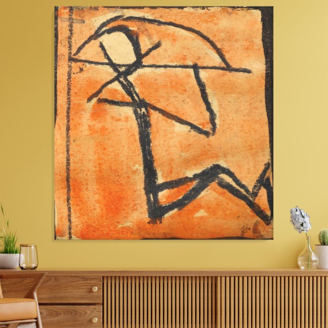 Lienzo Hombrecito de palitos con arco (Insitu (Sala de estar))