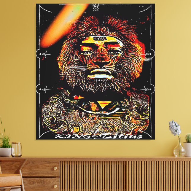 Lienzo Hombres de honor 01: KTJ 03 (Insitu (Sala de estar))