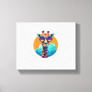 Lienzo Hombres de jirafa cutáneos mujeres _1