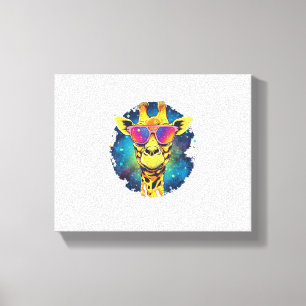 Lienzo Hombres de jirafa cutáneos mujeres _2