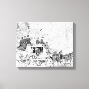 Lienzo Hombres que se sientan en "una fotografía del